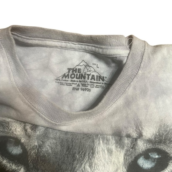 The Mountain Gray Tiger Graphic T-Shirt Large - Picture 8 of 10
